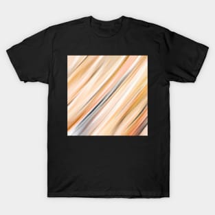 Warm colorful linear strokes T-Shirt